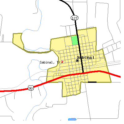 Sabinal map