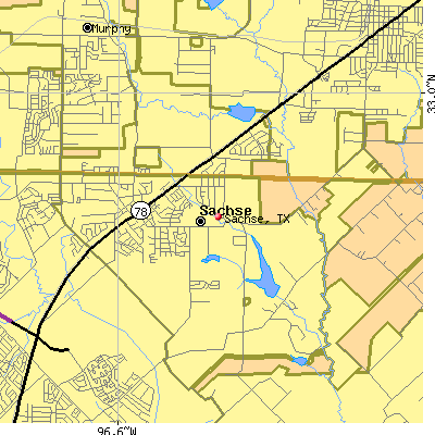 Sachse map