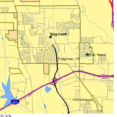 Saginaw map