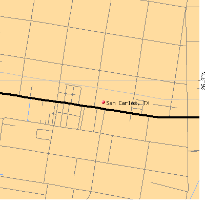San Carlos map