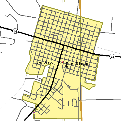 San Diego map