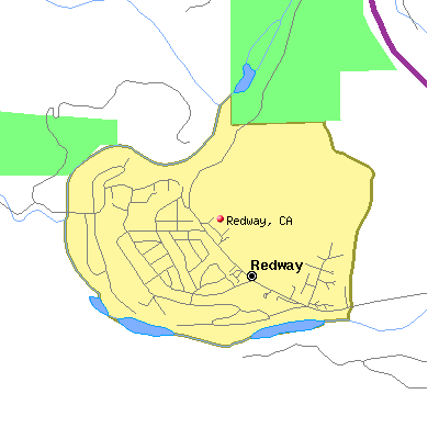 Redway map