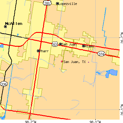 San Juan map