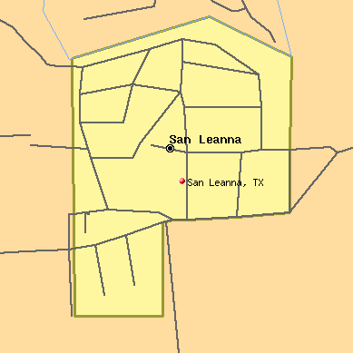 San Leanna map