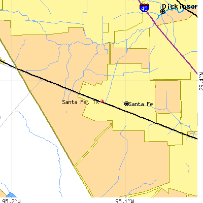 Santa Fe map
