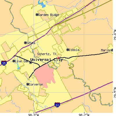 Schertz map