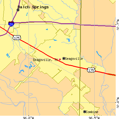 Seagoville map