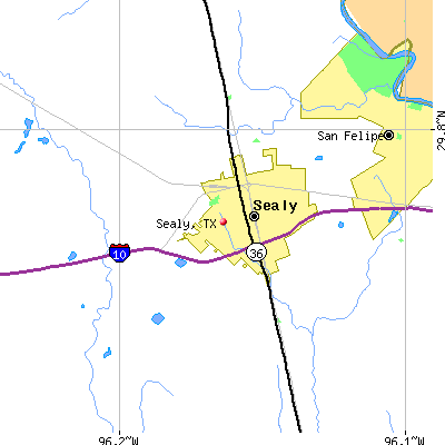 Sealy map
