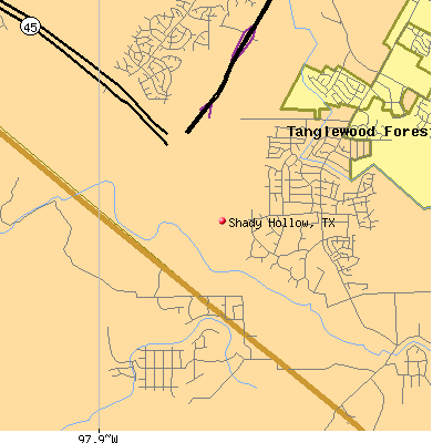 Shady Hollow map