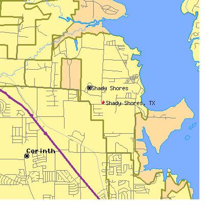 Shady Shores map