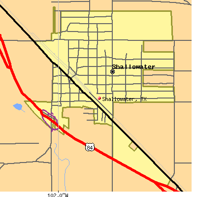 Shallowater map