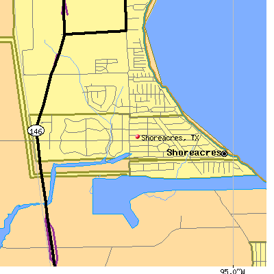 Shoreacres map