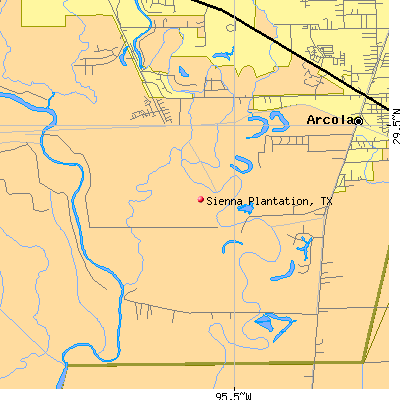 Sienna Plantation map