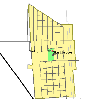 Skellytown map