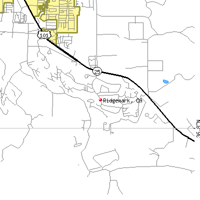 Ridgemark map