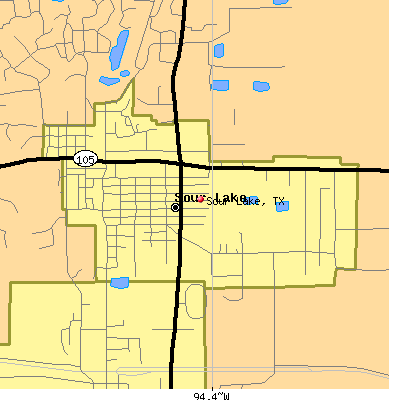 Sour Lake map