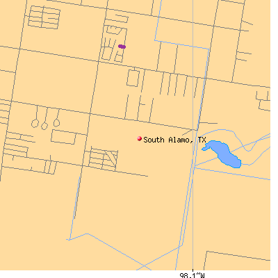 South Alamo map