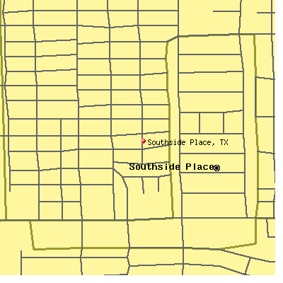 Southside Place map