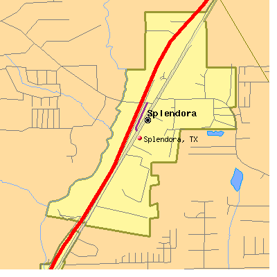 Splendora map