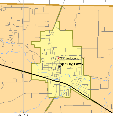 Springtown map