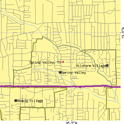 Spring Valley map