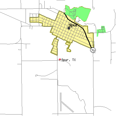 Spur map
