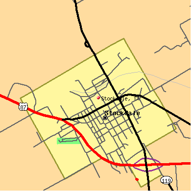 Stockdale map