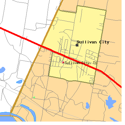 Sullivan City map