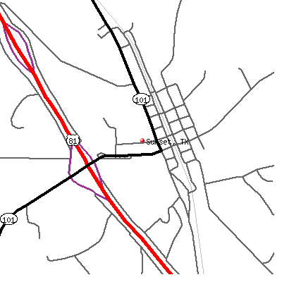Sunset map