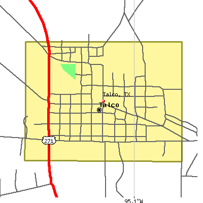Talco map
