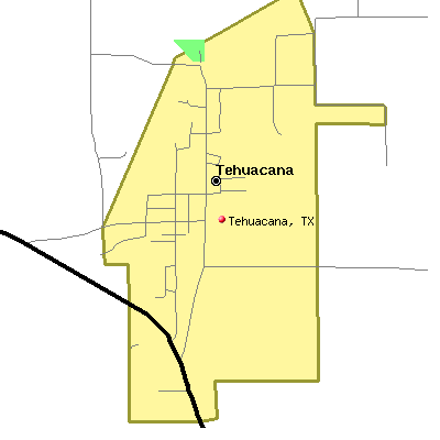 Tehuacana map
