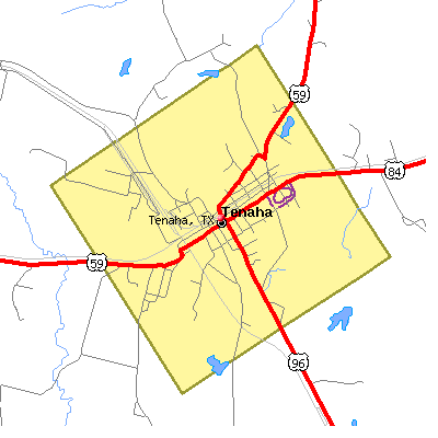 Tenaha map