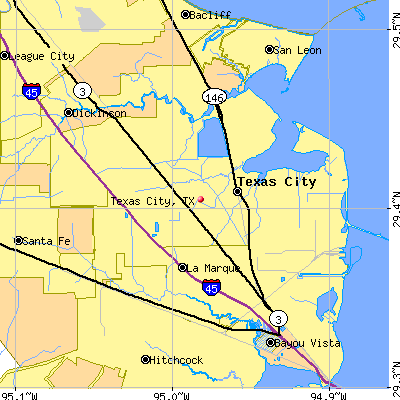 Texas City map