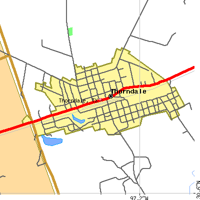 Thorndale map