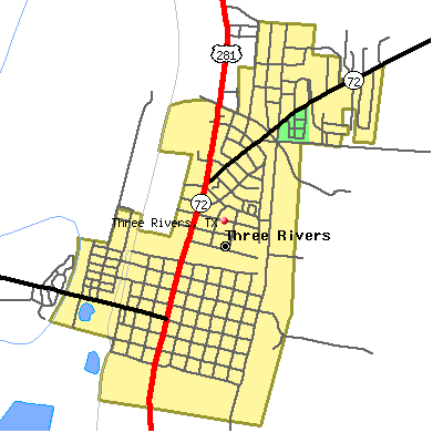 Three Rivers map