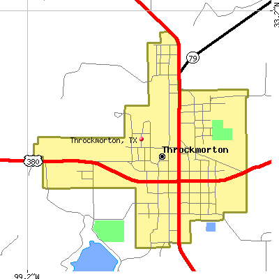 Throckmorton map