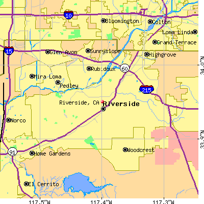 Riverside map