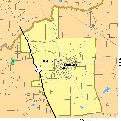 Tomball map