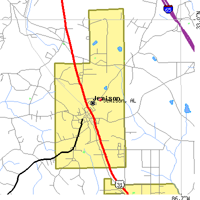 Jemison map