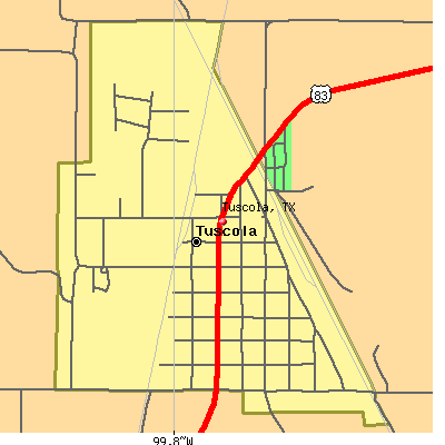 Tuscola map