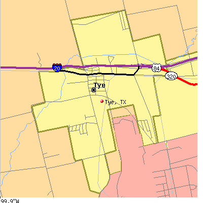 Tye map