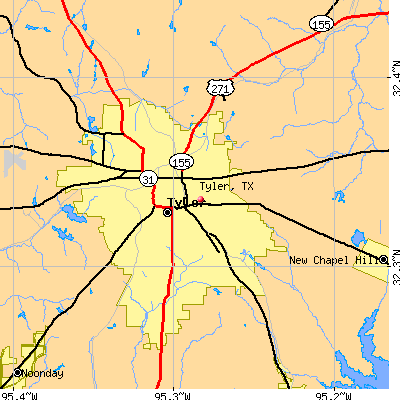 Tyler map