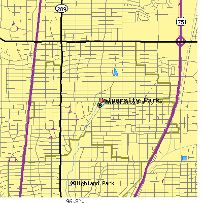 University Park map