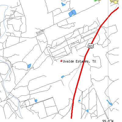 Uvalde Estates map