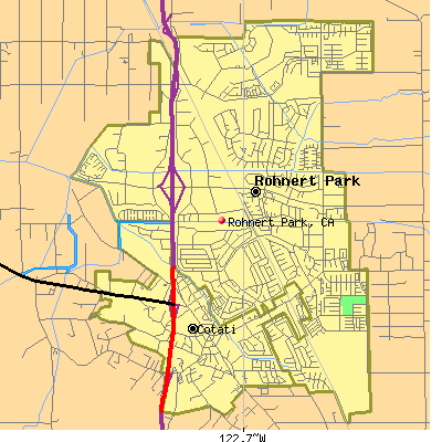 Rohnert Park map