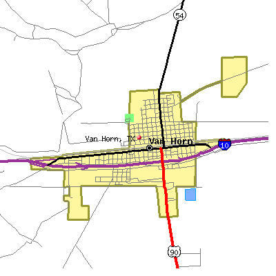 Van Horn map