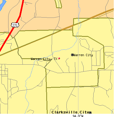 Warren City map