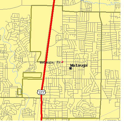 Watauga map