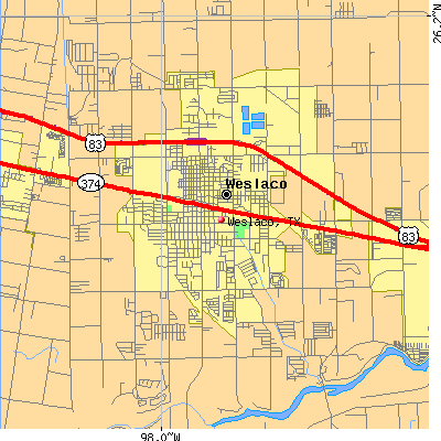 Weslaco map