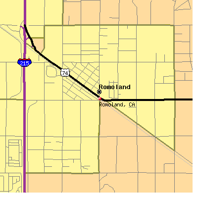 Romoland map